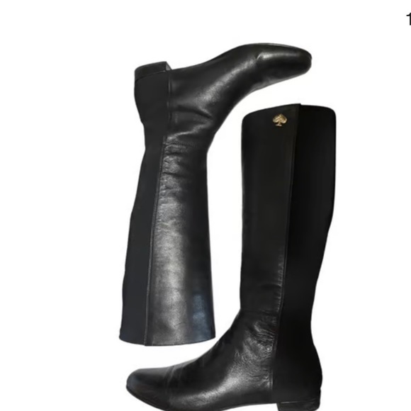 kate spade Shoes - Kate Spade “Olivia” leather riding boots- Italian made